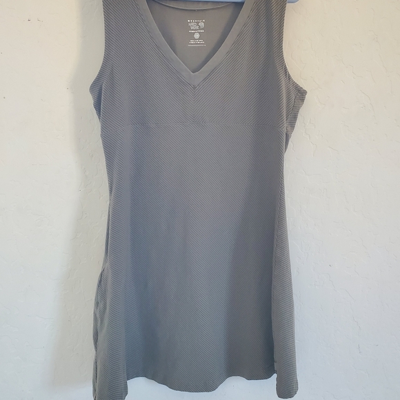 Hiking Dress. Green with Black Stripe Design from MOUNTAIN HARD WEAR. - Picture 8 of 15